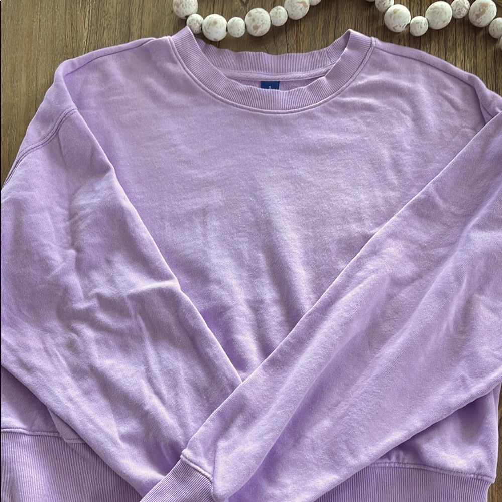 Old Navy Lavender Crewneck Sweatshirt, Size S